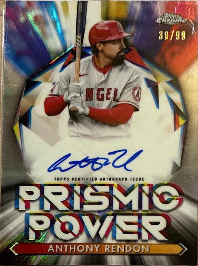 Anthony Rendon #PPA-AR 2021 Topps Chrome Baseball Prismic Power Autographs
