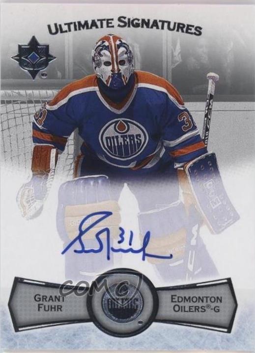 Grant Fuhr #US-GF 2022-23 Upper Deck Ultimate Collection Hockey Ultimate Signatures