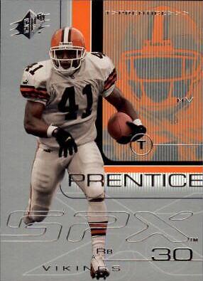 Travis Prentice #22 Football Cards 2001 Spx