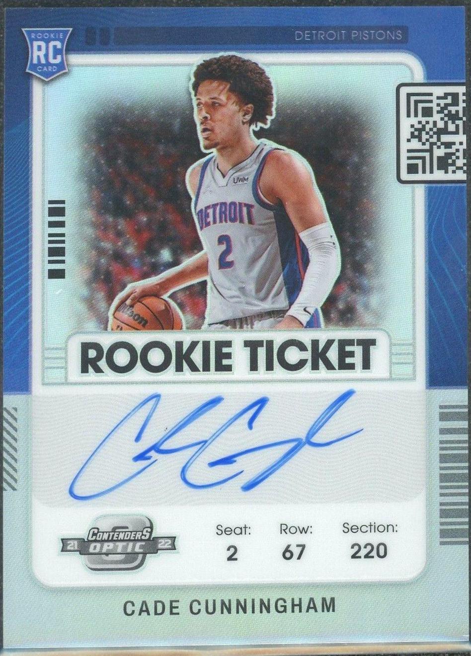 Cade Cunningham [Autograph] #124 Prices | 2021 Panini Contenders