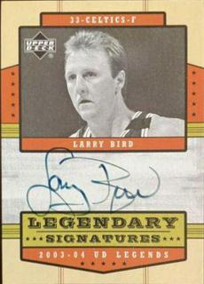 Larry Bird Legendary Signatures