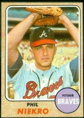 Phil Niekro #257 Baseball Cards 1968 Topps