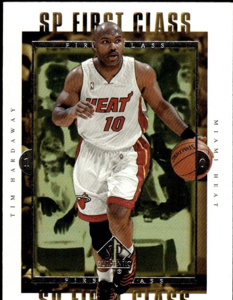 Tim Hardaway #FC4 Basketball Cards 1999 SP Authentic First Class