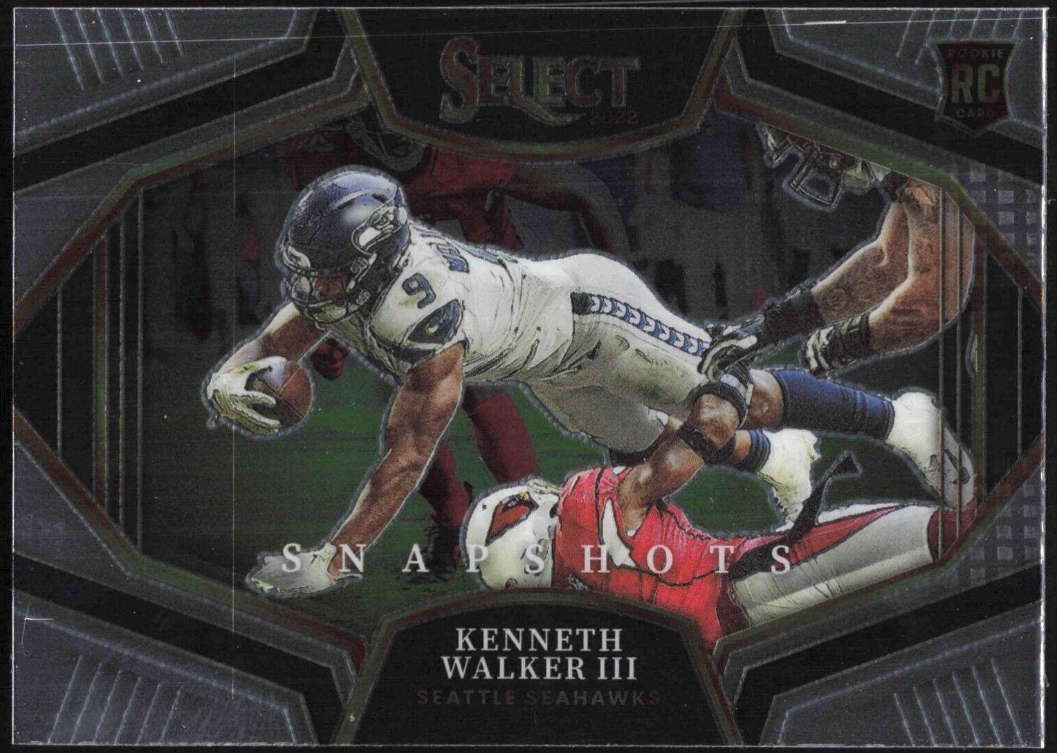 Kenneth Walker III #SS-11 Football Cards 2022 Panini Select Snapshots