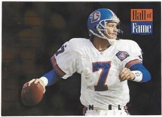 John Elway #HF4 Football Cards 1995 Skybox Impact Future Hall of Famers