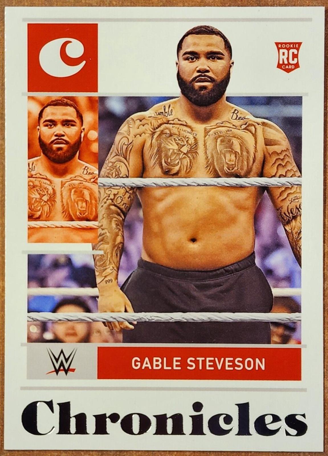 Gable Steveson #29 Wrestling Cards 2022 Panini Chronicles WWE