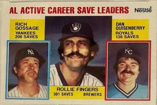 AL Active Career Save Leaders