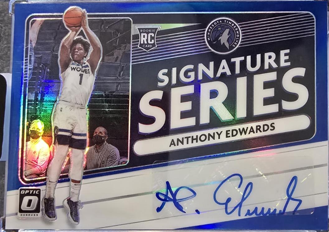 Anthony Edwards [Blue] #SS-AED