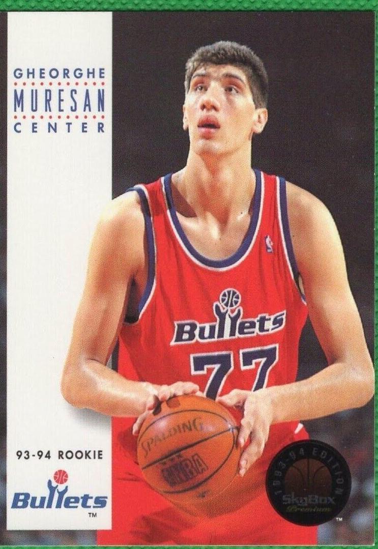 Gheorghe Muresan #290 Basketball Cards 1993 Skybox Premium