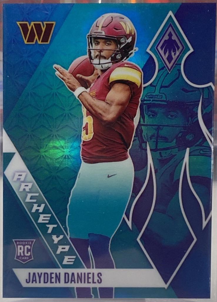 Jayden Daniels #A-JDS Football Cards 2024 Panini Phoenix Archetype