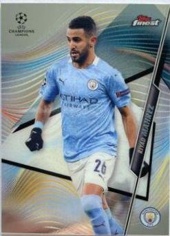 Riyad Mahrez #18 2020 Topps Finest UEFA Champions League