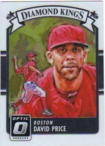 David Price #4 Baseball Cards 2016 Panini Donruss Optic