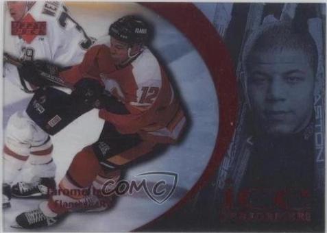 Jarome Iginla #20 Hockey Cards 1997 Upper Deck Ice