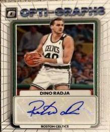 Dino Radja #OG-DRJ Basketball Cards 2022 Panini Donruss Optic Opti Graphs