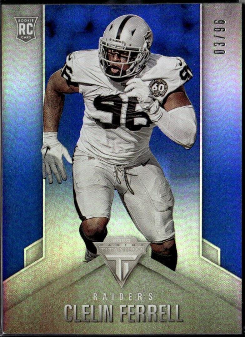 Clelin Ferrell #TR40 2019 Panini Chronicles Titanium Rookie Number Football