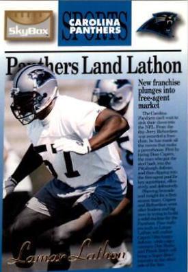 Lamar Lathon #17 Football Cards 1995 Skybox Premium