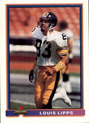 Louis Lipps #436 Football Cards 1991 Bowman
