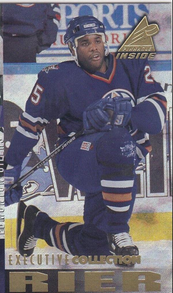 Mike Grier #85 Hockey Cards 1997 Pinnacle Inside
