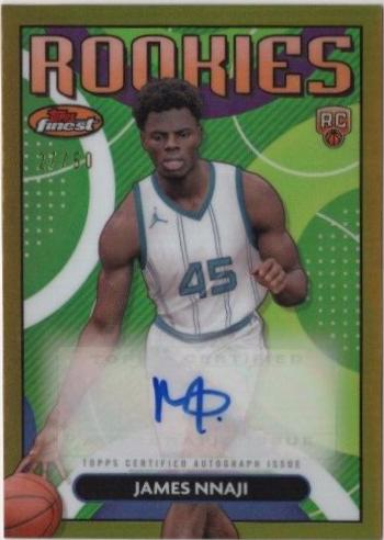 James Nnaji [Gold Refractor] #RFA-JN