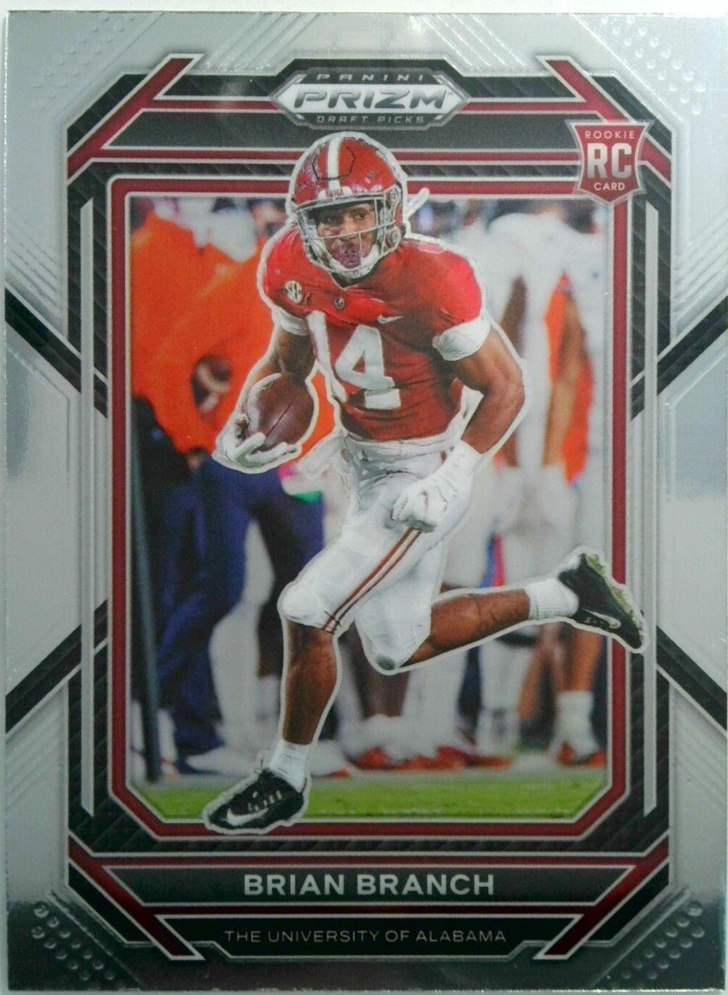 Brian Branch #166 Football Cards 2023 Panini Prizm Draft Picks