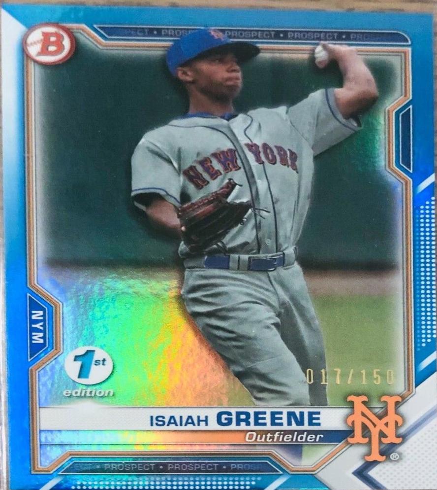 Isaiah Greene [Blue Foil] #BFE-62