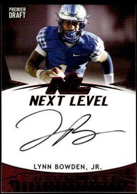 Lynn Bowden Jr. #NL-LBJ 2020 Sage Hit Next Level Signatures Football
