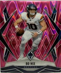 Bo Nix [Pink Seismic] #83 Prices | 2025 Panini Phoenix | Football