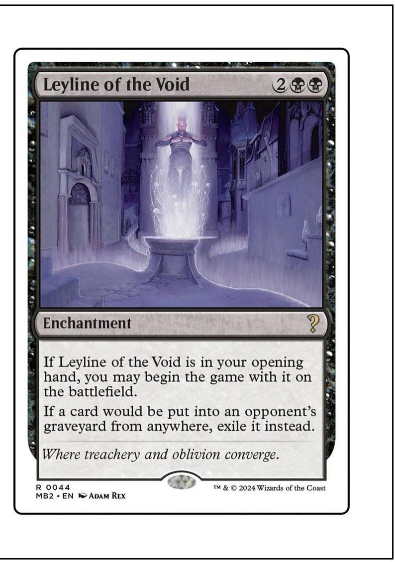 Leyline of the Void #44 Magic Mystery Booster 2