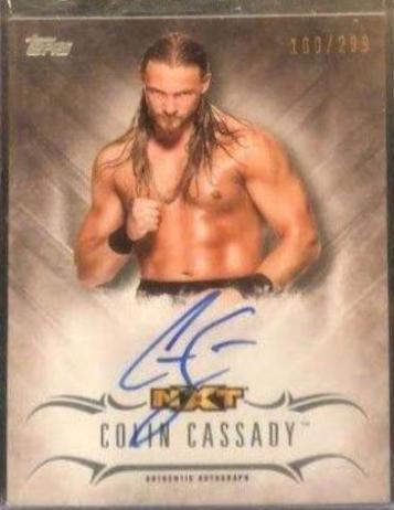 Colin Cassady #UA-CC Wrestling Cards 2016 Topps WWE Undisputed Autographs