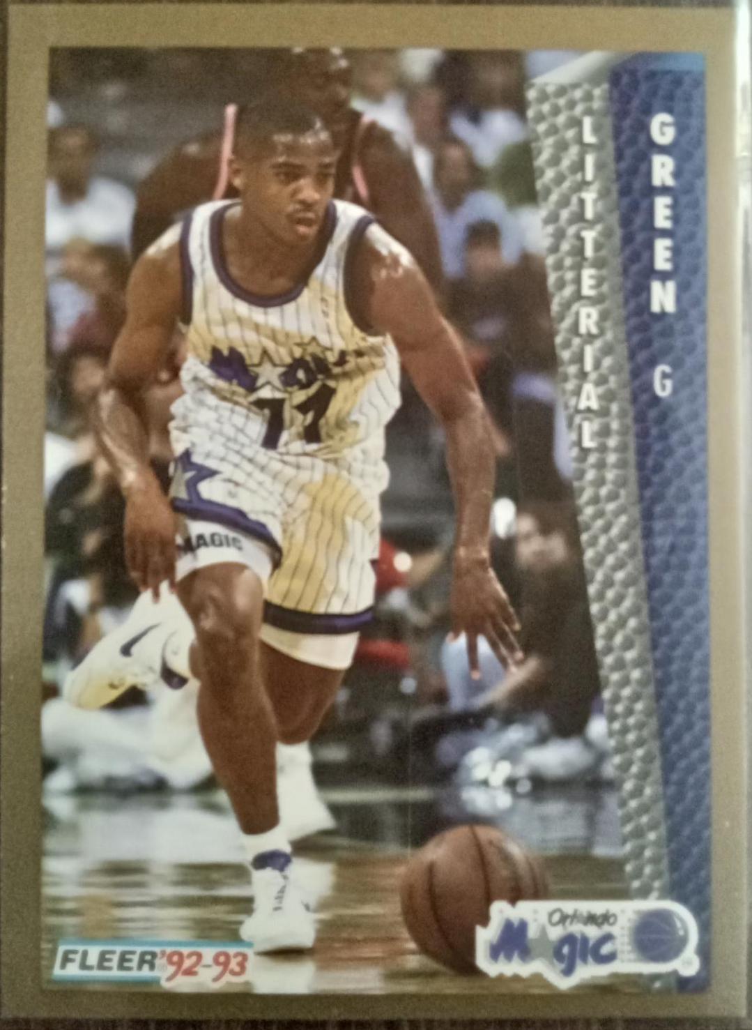 Litterial Green #399 Basketball Cards 1992 Fleer