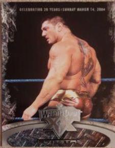 Batista #1 Wrestling Cards 2004 Fleer WWE WrestleMania XX