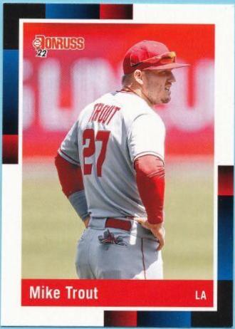 Mike Trout #265 Baseball Cards 2022 Panini Donruss