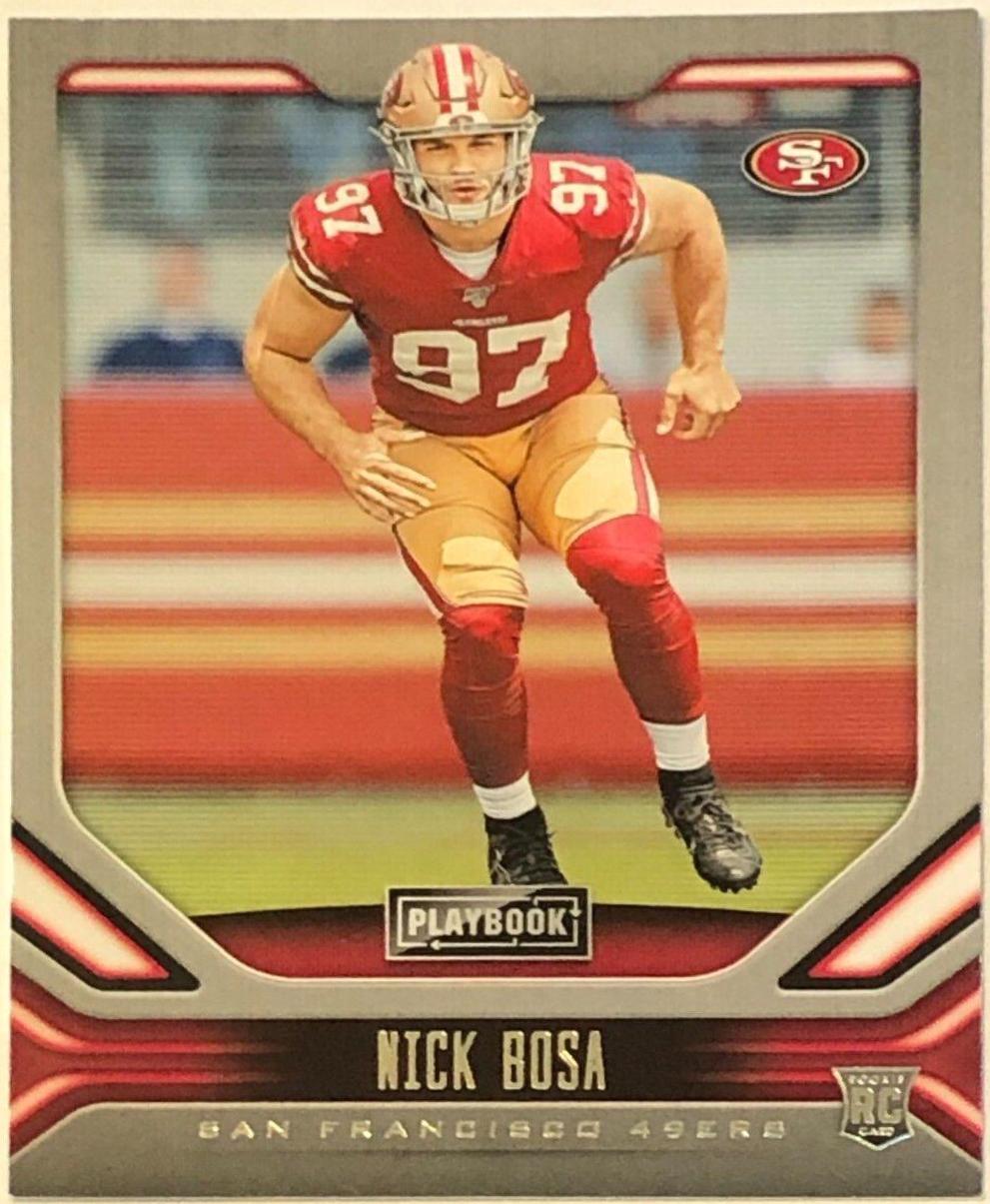 Nick Bosa #118 Football Cards 2019 Panini Playbook