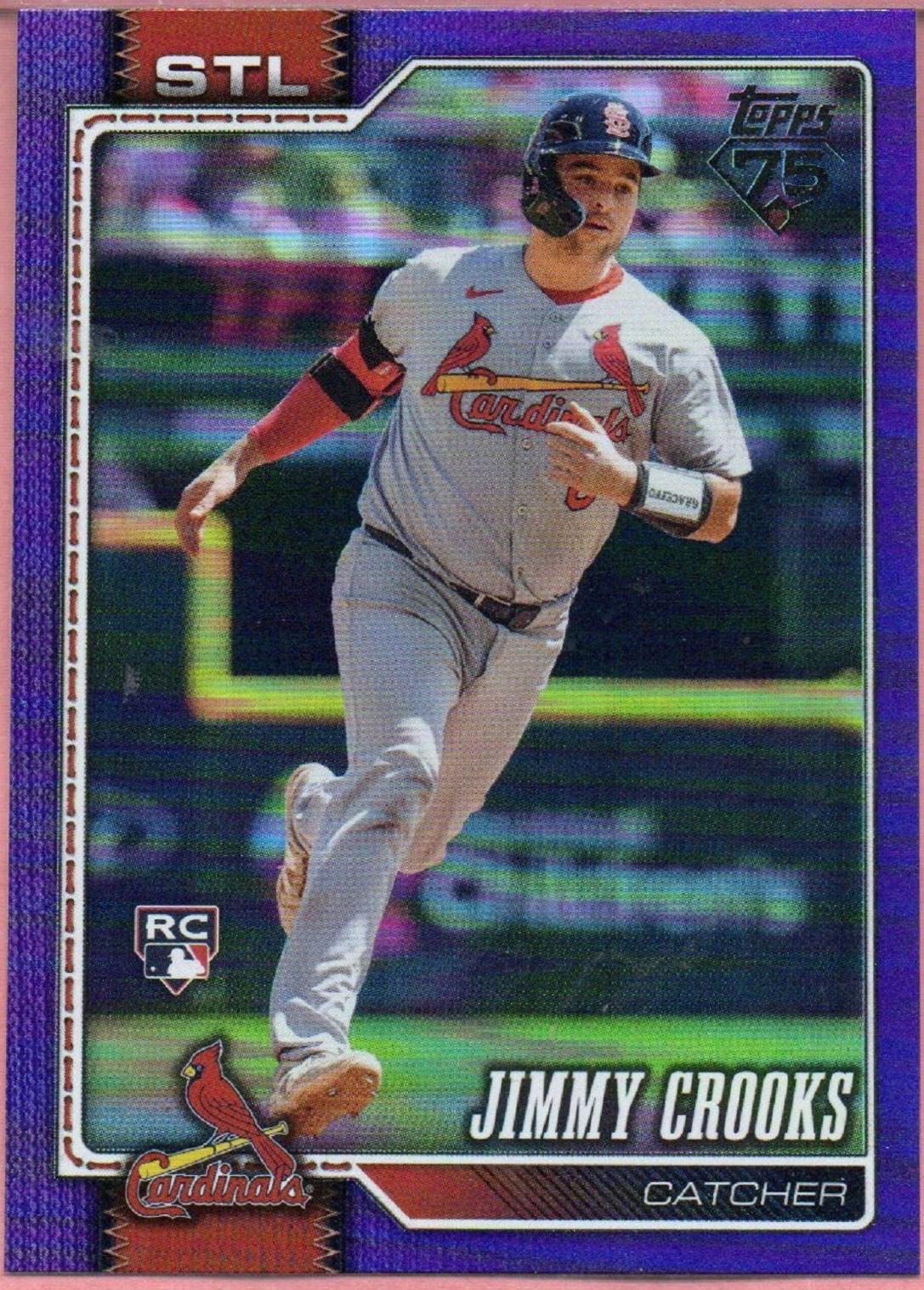 2026 Topps Jimmy Crooks [Purple Rainbow] #73 card