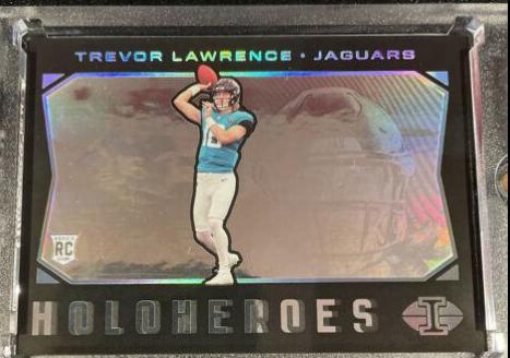 Trevor Lawrence #HHTL-3 Football Cards 2021 Panini Illusions HoloHeroes