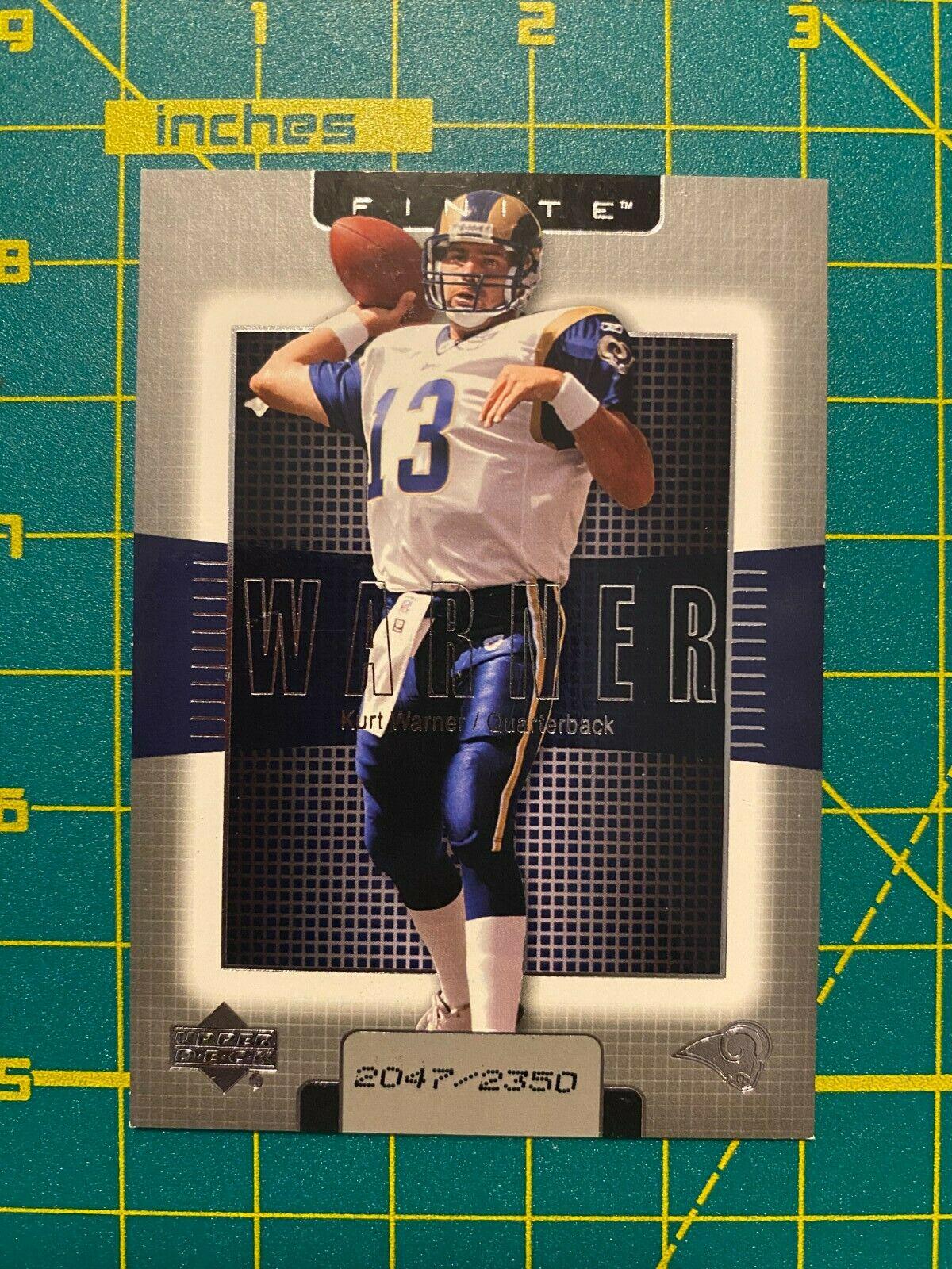 Kurt Warner #13 Football Cards 2003 Upper Deck Finite