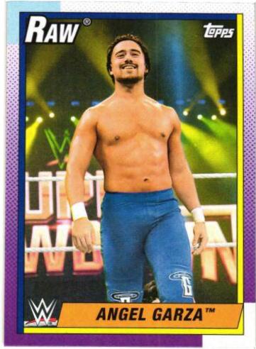 Angel Garza #4 Wrestling Cards 2021 Topps Heritage WWE