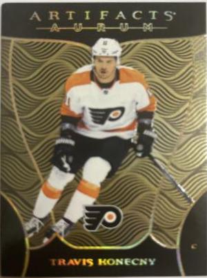 Travis Konecny #A-TK Hockey Cards 2022 Upper Deck Artifacts Aurum