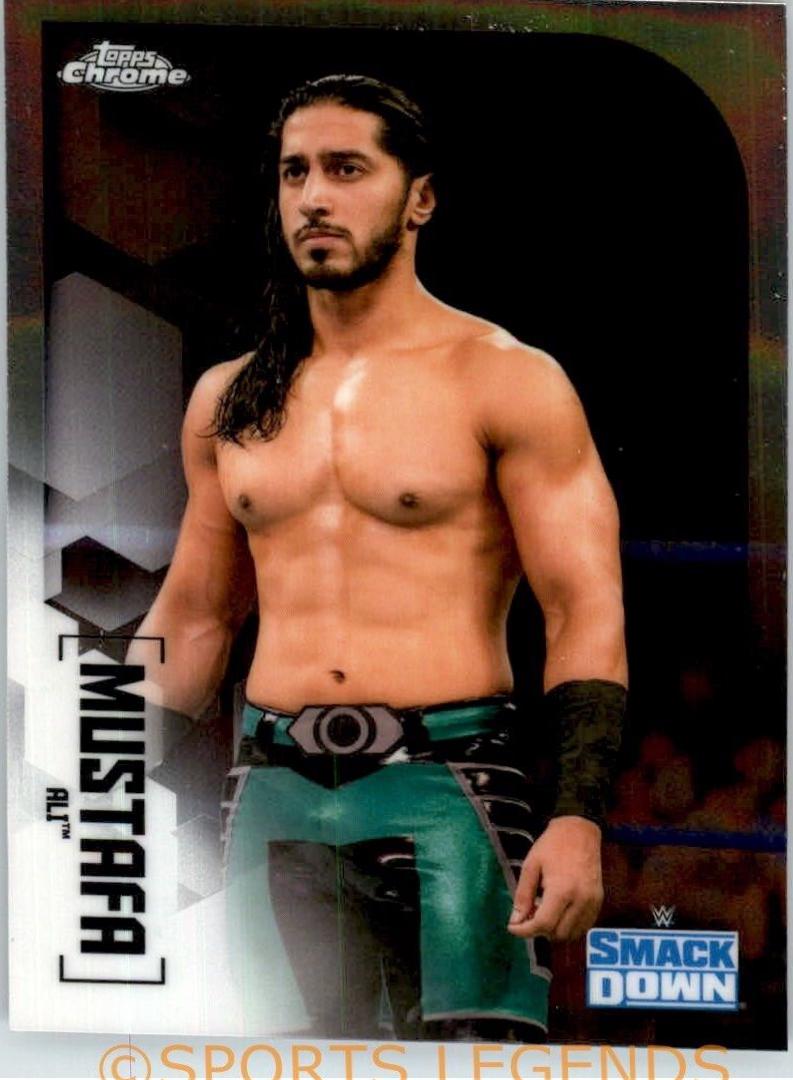 Mustafa Ali #4 Wrestling Cards 2020 Topps WWE Chrome