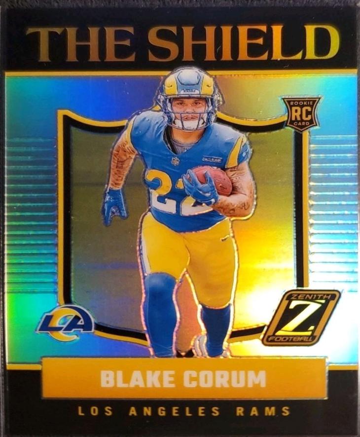 Blake Corum #12 Football Cards 2024 Panini Zenith The Shield