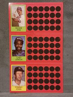 Richie Zisk, Chet Lemon, Tommy John #16, 34, 52
