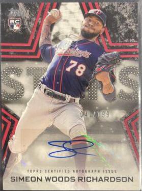 Simeon Woods Richardson #BSA-SW Baseball Cards 2023 Topps Series 2 Stars Autographs
