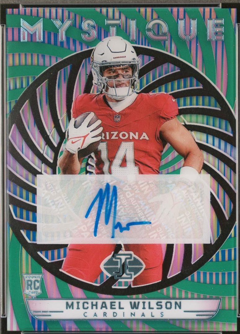 Michael Wilson #26 2023 Panini Illusions Mystique Autograph Football
