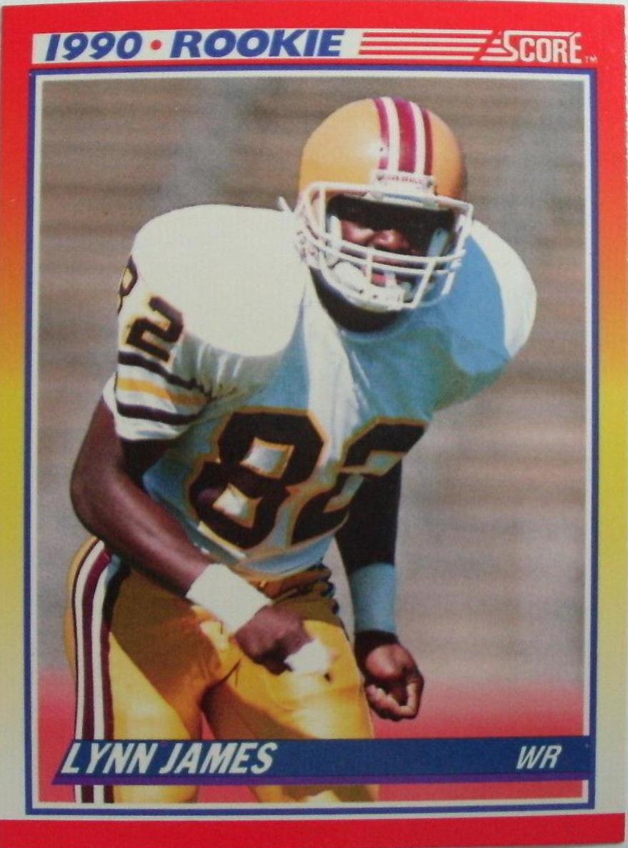 Lynn James #291 Football Cards 1990 Panini Score
