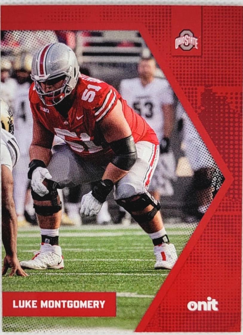 Luke Montgomery #B-65 2025 Onit Ohio State Football