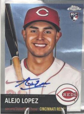 Alejo Lopez #CPA-AL Baseball Cards 2022 Topps Chrome Platinum Anniversary Autographs