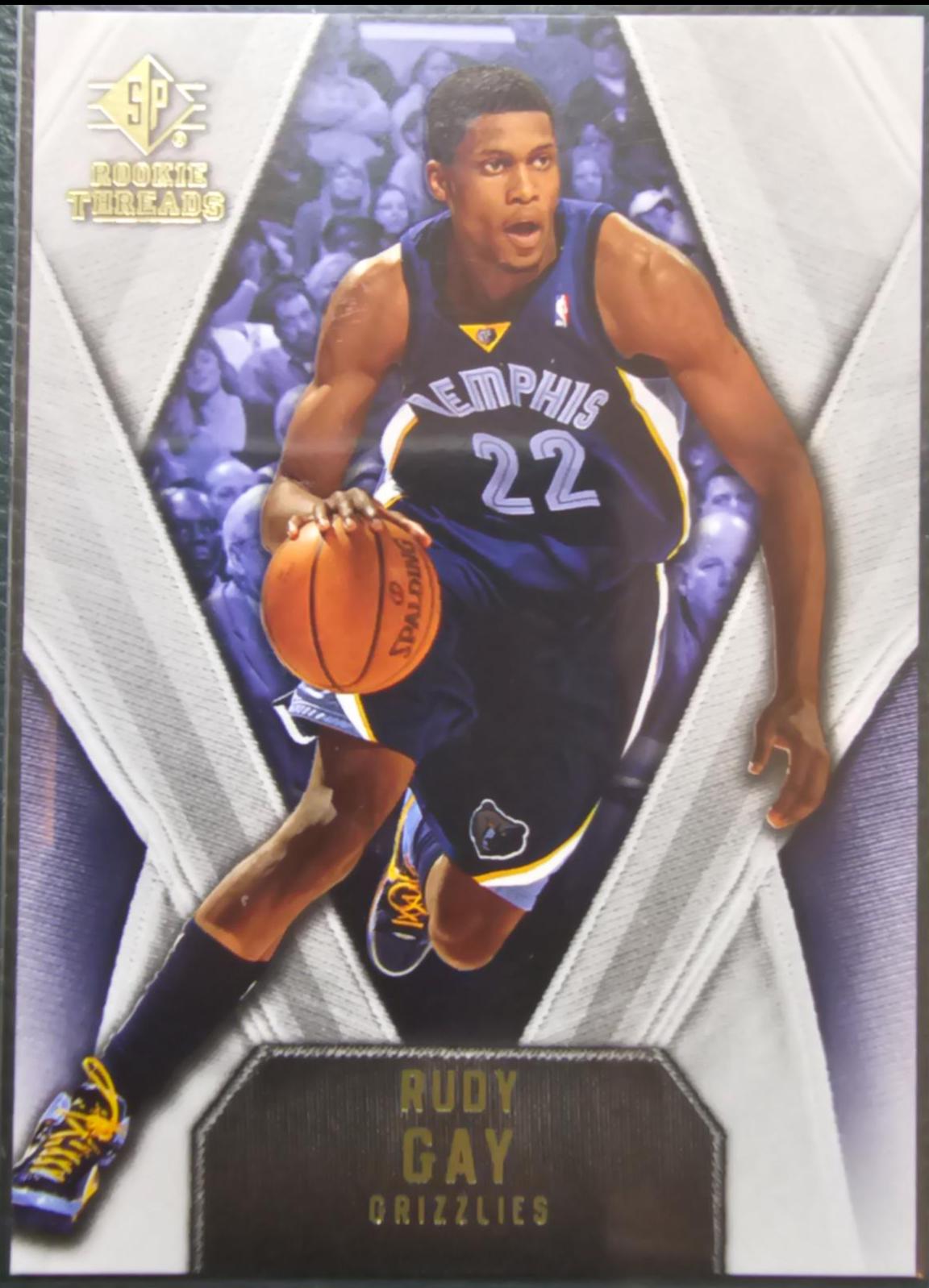 Rudy Gay #34 Basketball Cards 2008 SP Rookie Threads
