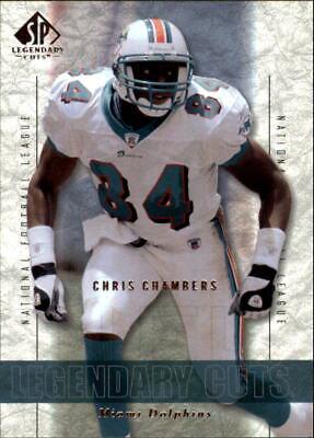 Chris Chambers #9 Football Cards 2002 SP Legendary Cuts