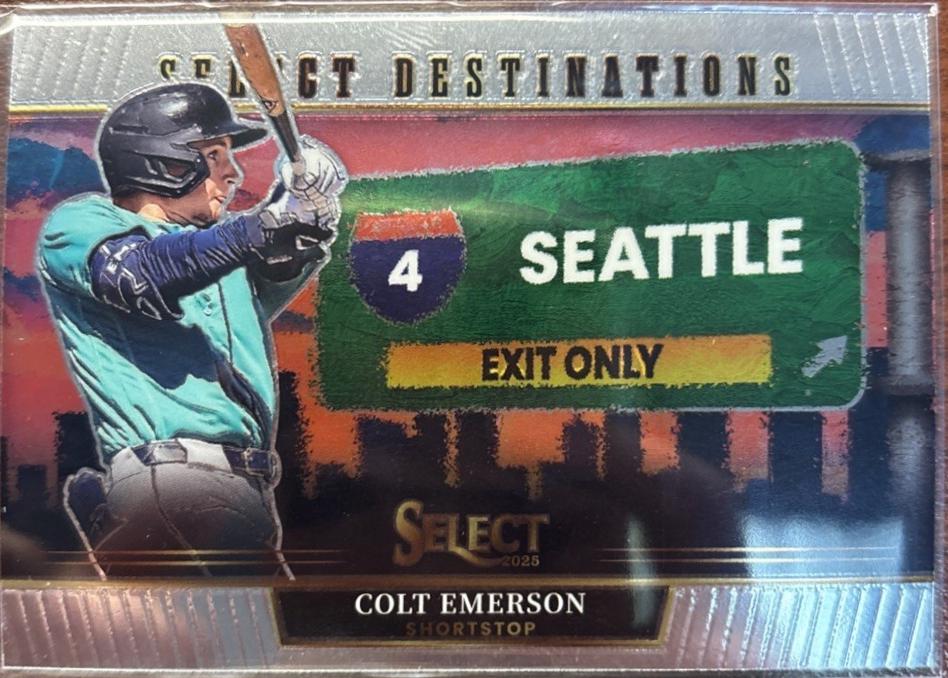 Colt Emerson #21 2025 Panini Select Baseball Select Destinations