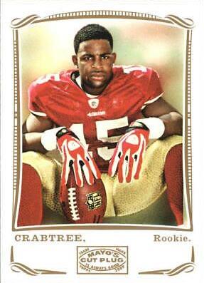 Michael Crabtree #191 Football Cards 2009 Topps Mayo